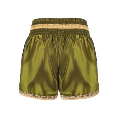 "BBB" šortai Muay Thai / Kickboxing trunks - Mesh - Khaki