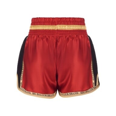 "BBB" šortai Muay Thai / Kickboxing trunks - Mesh - Red