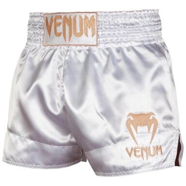 "Venum" K1 / Thai Shorts Classic - White/Gold
