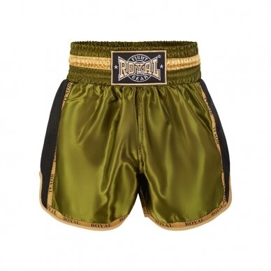 "Royal" šortai Muay Thai / Kickboxing trunks - Mesh - khaki