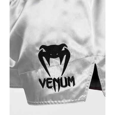 "Venum" K1 / Thai šortai Classic - Silver/Black 3 "Venum" K1 / Thai šortai Classic - Silver/Black 3
