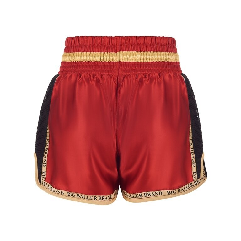 "BBB" šortai Muay Thai / Kickboxing trunks - Mesh - Red 1