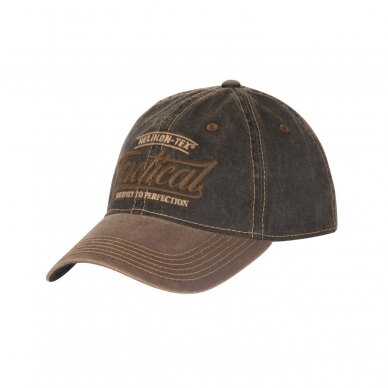 Kepurė - “TACTICAL” SNAPBACK CAP - Dirty Washed Black/Brown (Helikon)