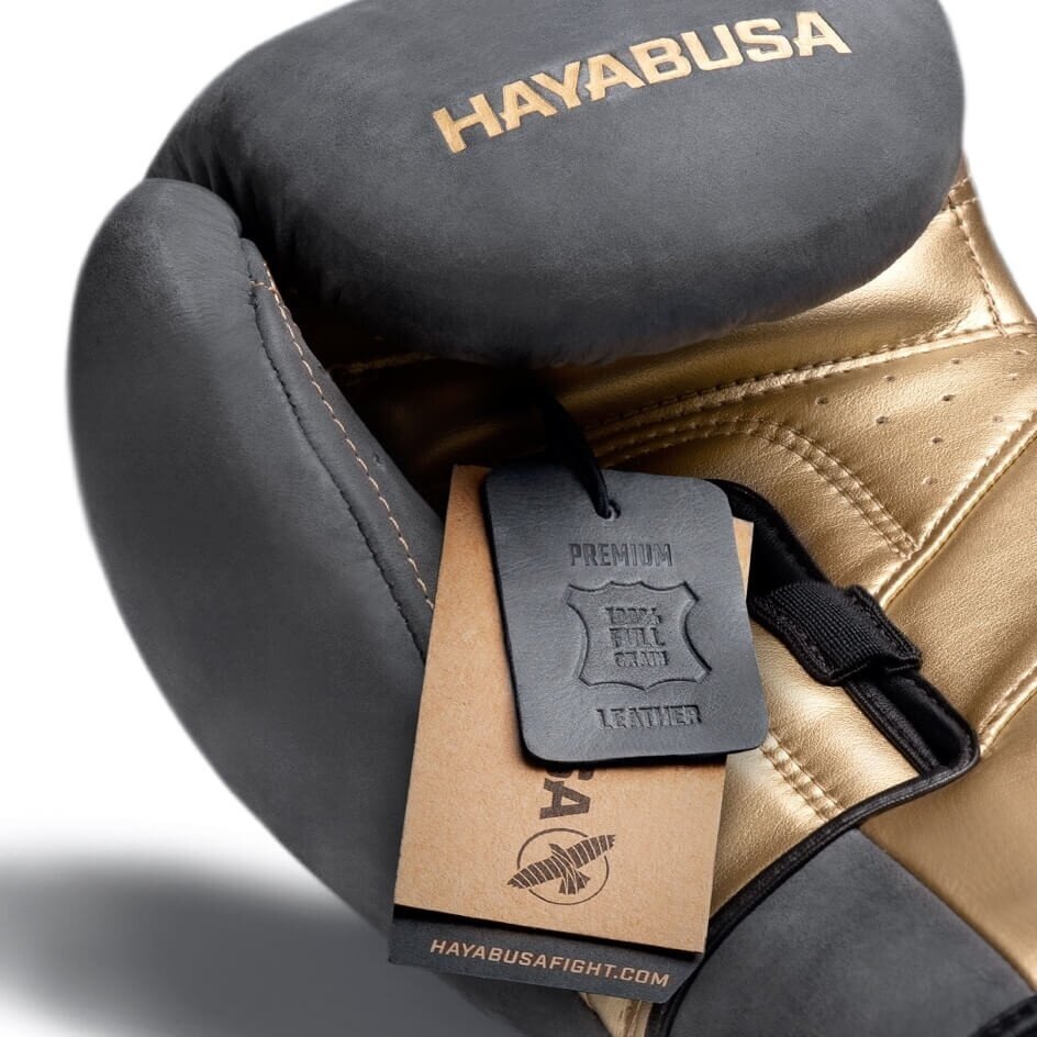 "Hayabusa" bokso pirštinės - T3 LX - Obsidian/Gold 2