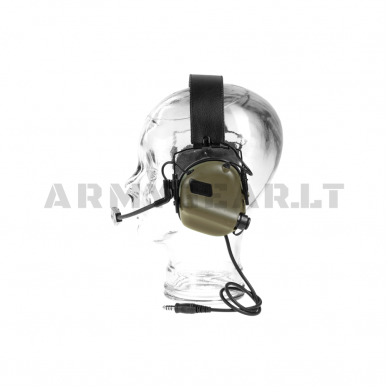 Klausos apsauga/ausinės - M32 Tactical Communication Hearing Protector Foliage Green (Earmor) 2