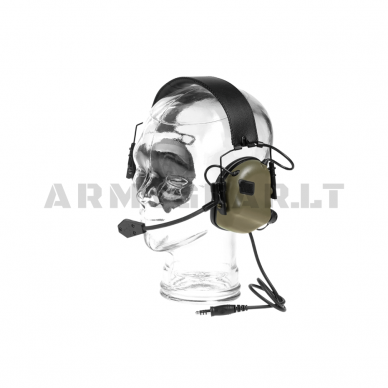 Klausos apsauga/ausinės - M32 Tactical Communication Hearing Protector Foliage Green (Earmor) 1