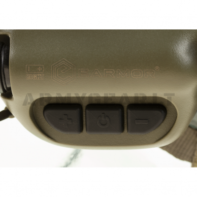 "Earmor" klausos apsauga/ausinės - M32H Tactical Communication Hearing Protector FAST - Foliage Green (25266) 9
