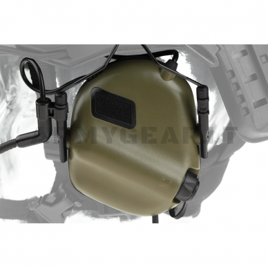 "Earmor" klausos apsauga/ausinės - M32H Tactical Communication Hearing Protector FAST - Foliage Green (25266) 3