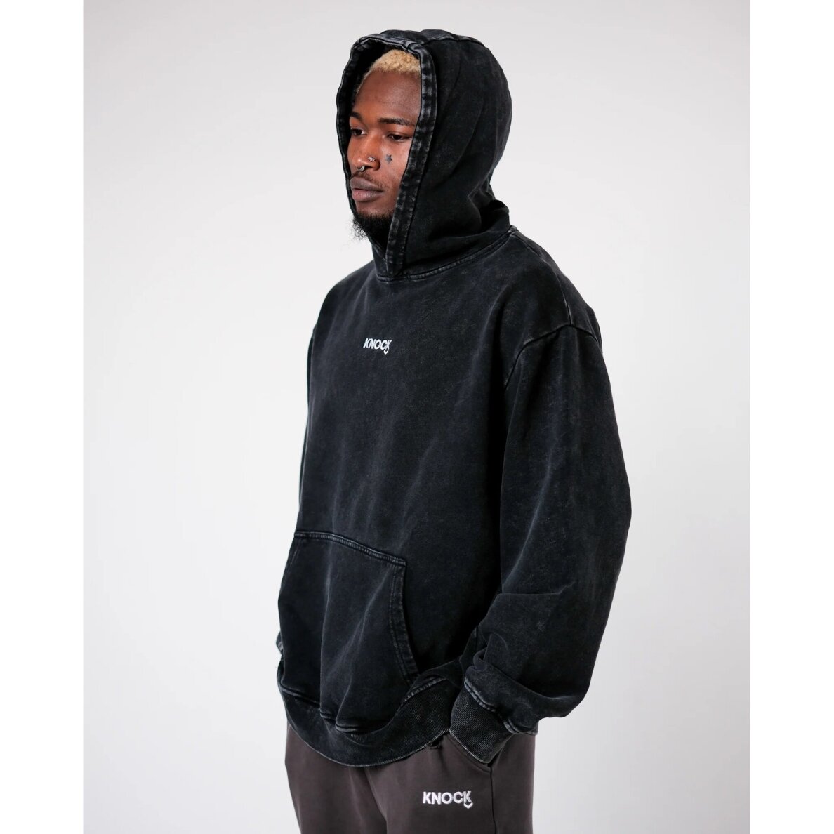 "Knock" Brickbound Vintage Terry Hoodie 4 "Knock" Brickbound Vintage Terry Hoodie 4