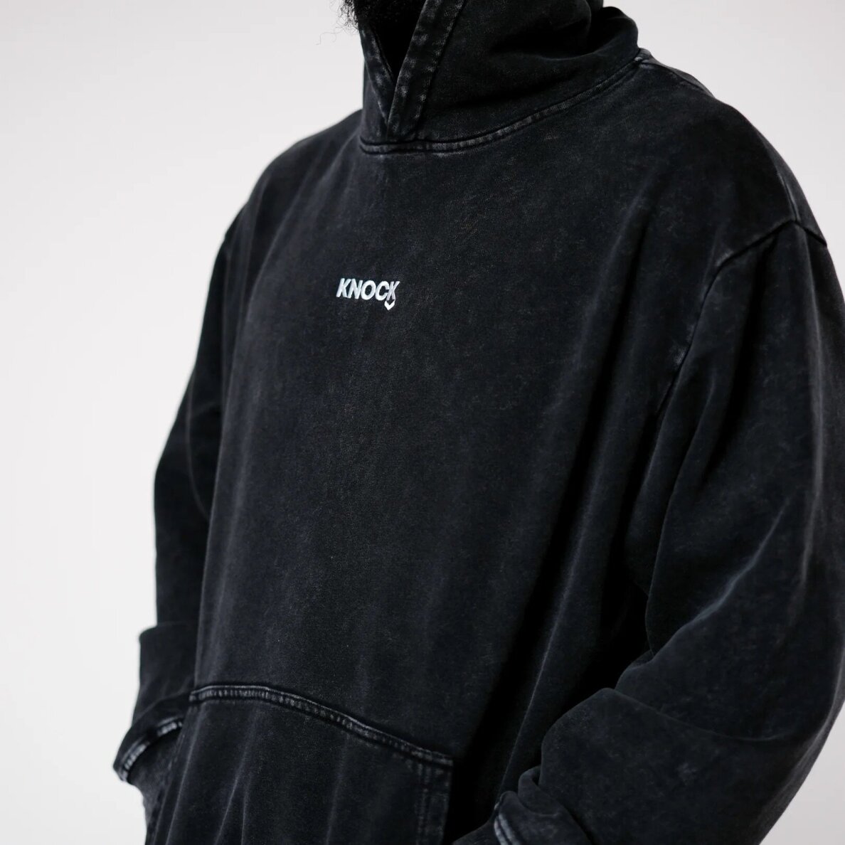 "Knock" Brickbound Vintage Terry Hoodie 5