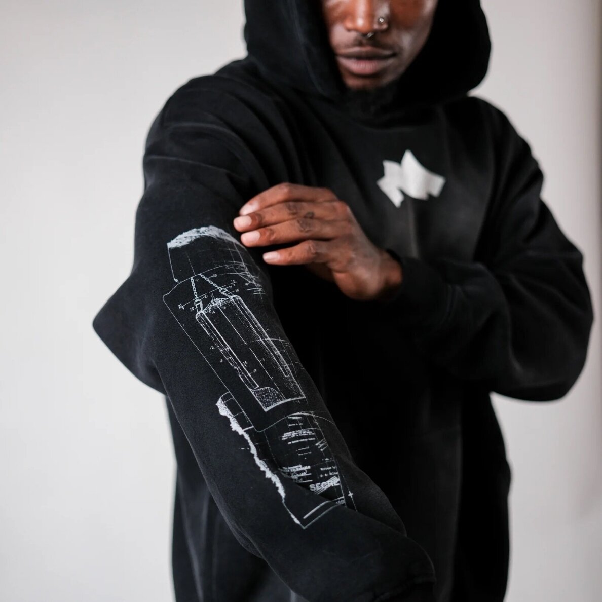"Knock" džemperis - Blueprint Vintage Hoodie 5 "Knock" džemperis - Blueprint Vintage Hoodie 5