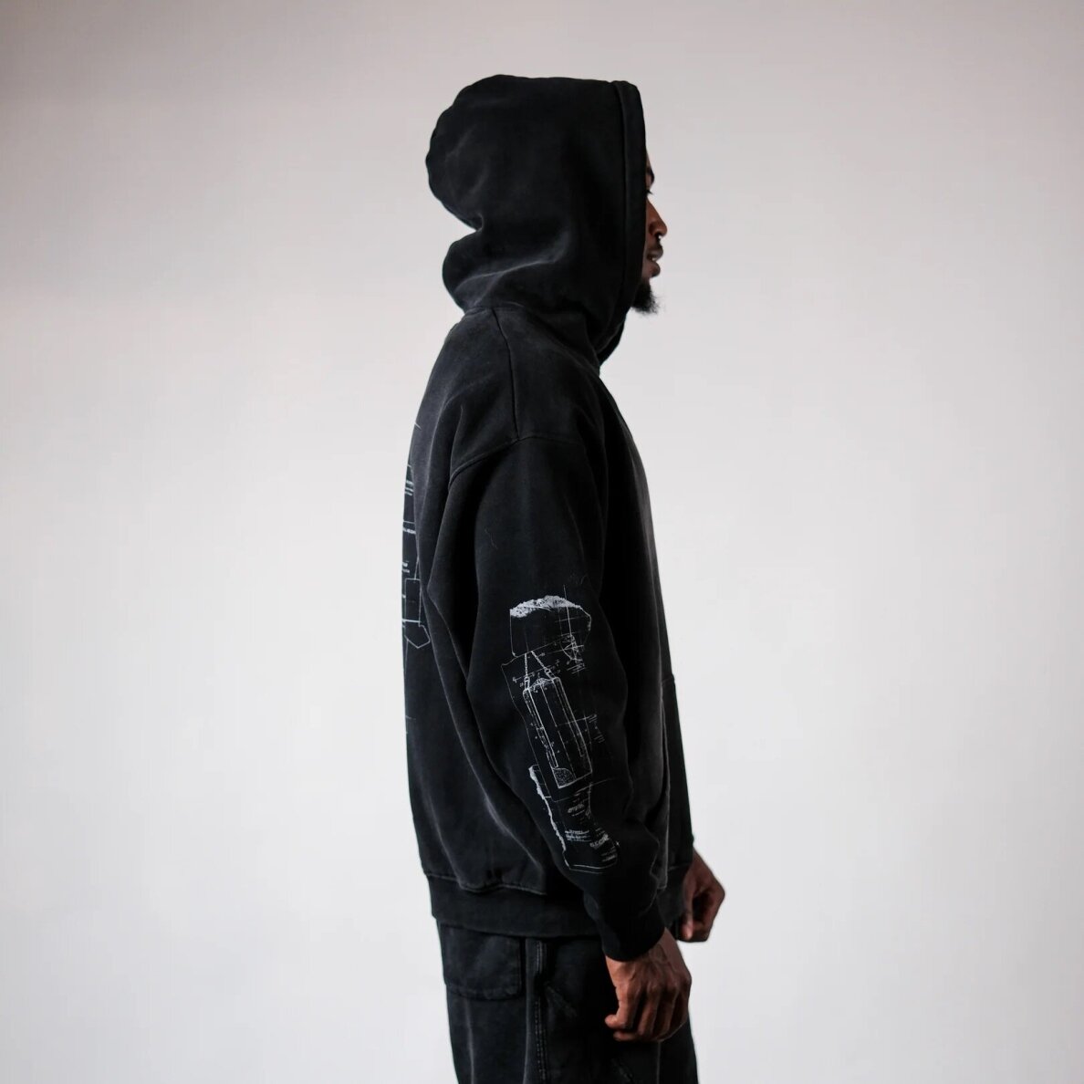 "Knock" džemperis - Blueprint Vintage Hoodie 2