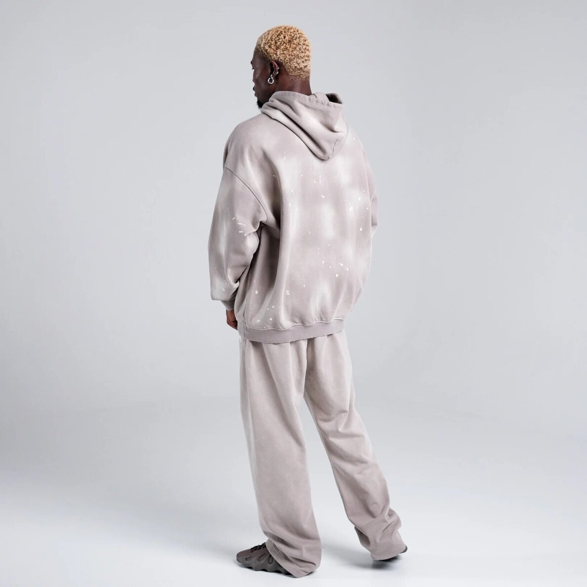 "Knock" laisvalaikio kelnės - Stonewash Straight Cut Joggers 3