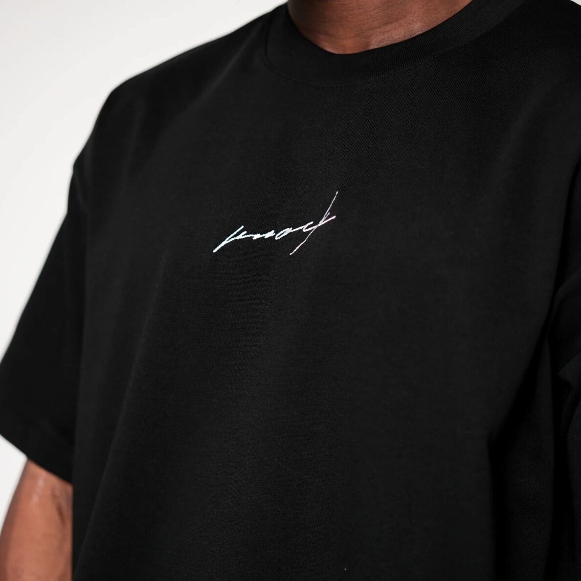 "Knock" marškinėliai - Mid County Heavy Tee - Black 3