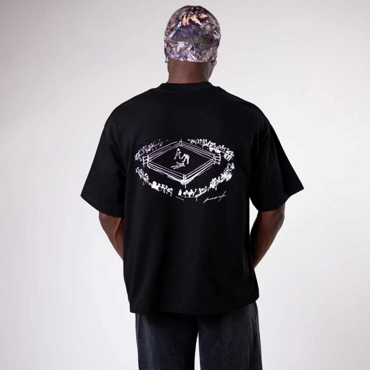 "Knock" marškinėliai - Mid County Heavy Tee - Black "Knock" marškinėliai - Mid County Heavy Tee - Black