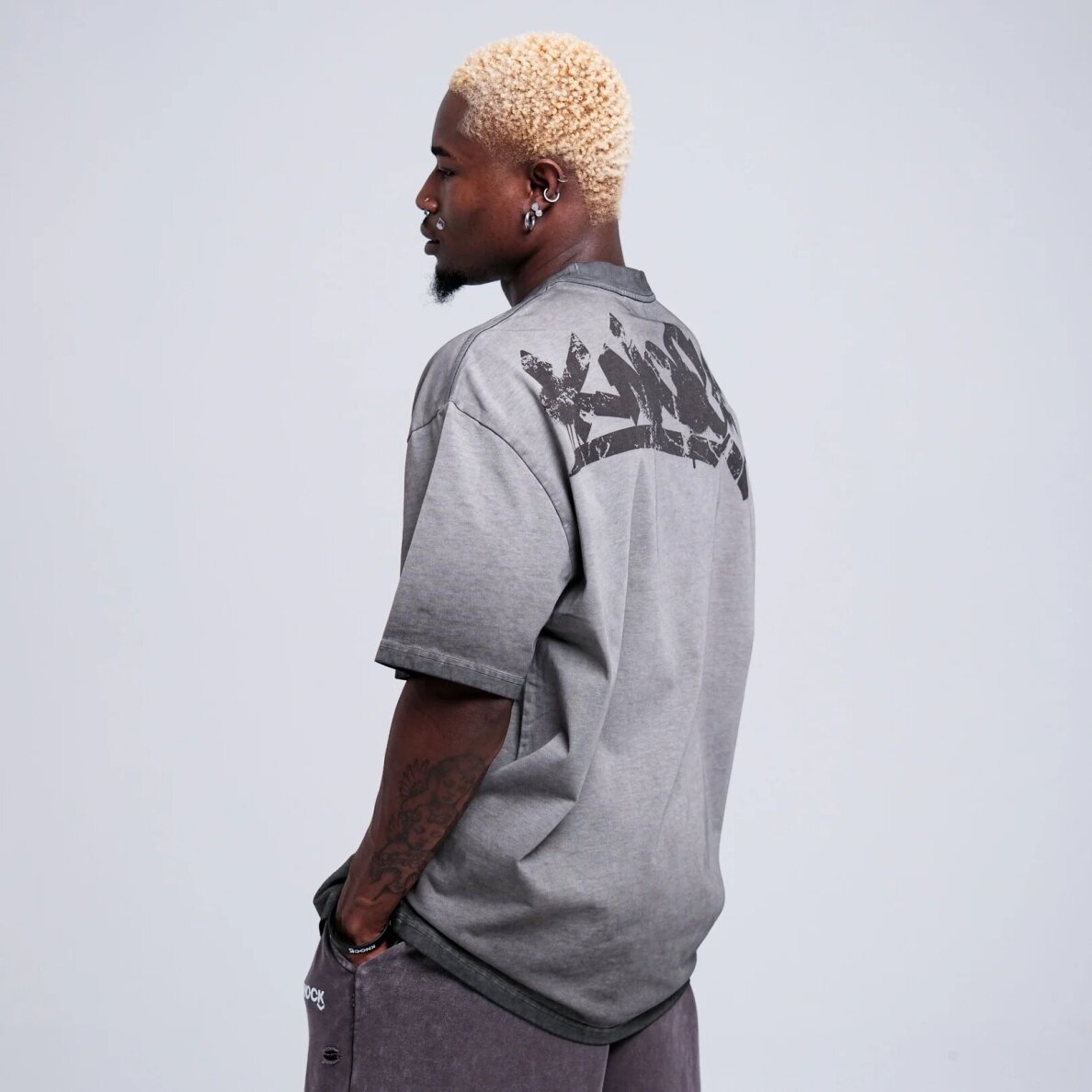 "Knock" marškinėliai - Brush Brickbound Tee - Grey 6 "Knock" marškinėliai - Brush Brickbound Tee - Grey 6
