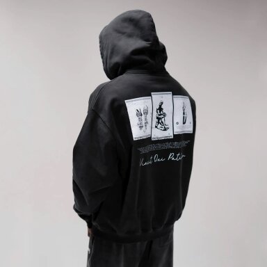 "Knock" džemperis - Vincit Qui Patitur Ultra Heavy Hoodie