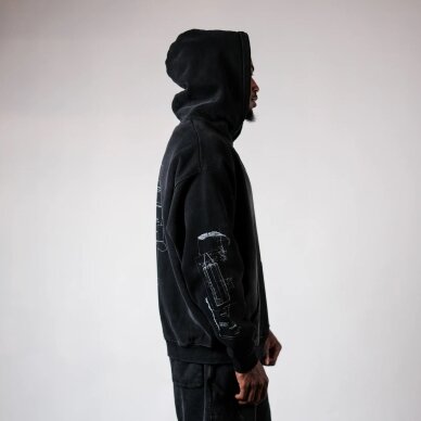 "Knock" džemperis - Blueprint Vintage Hoodie 2 "Knock" džemperis - Blueprint Vintage Hoodie 2