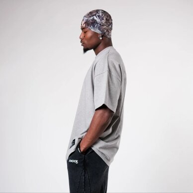 "Knock" marškinėliai - Mid County Heavy Tee - Grey 5