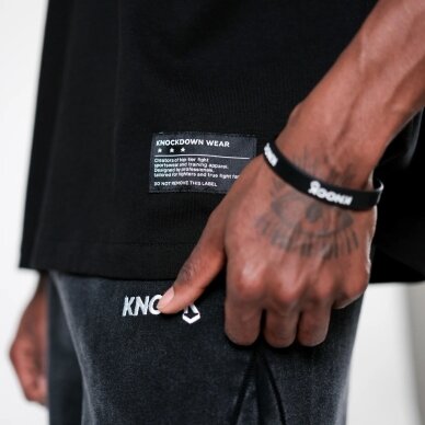 "Knock" marškinėliai - Mid County Heavy Tee - Black 4