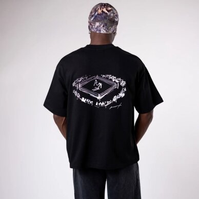 "Knock" marškinėliai - Mid County Heavy Tee - Black