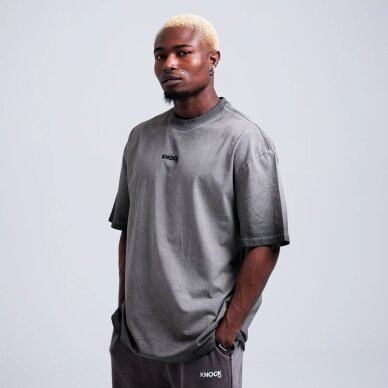 "Knock" marškinėliai - Brush Brickbound Tee - Grey 3 "Knock" marškinėliai - Brush Brickbound Tee - Grey 3