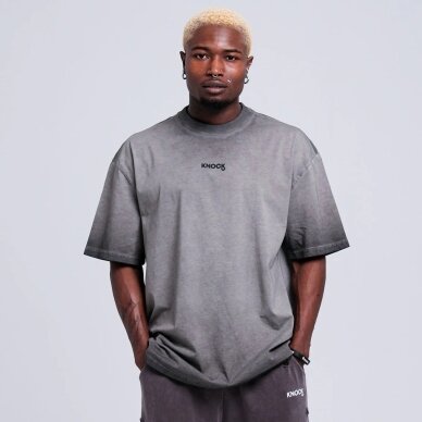 "Knock" marškinėliai - Brush Brickbound Tee - Grey