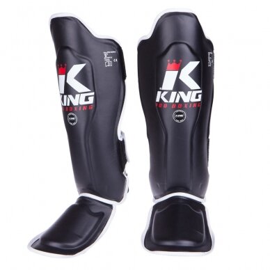 "King" kojų apsaugos SG1 - Black/White "King" kojų apsaugos SG1 - Black/White
