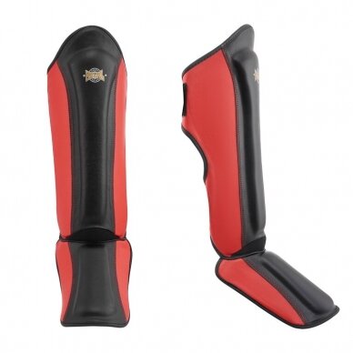 "Royal" Shin Guards Pro 1 - Red