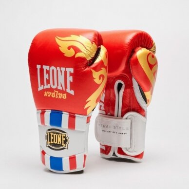 "Leone 1947" bokso pirštinės Thai Style - Red (GN114-03)