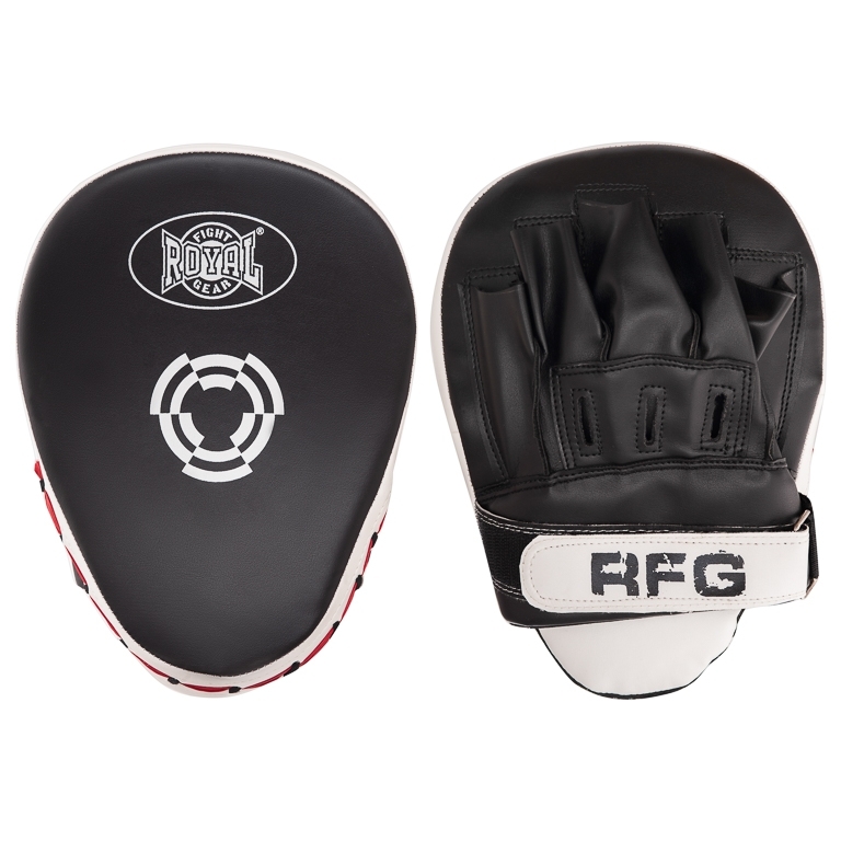 "Royal" Focus Mitts - Black/White "Royal" Focus Mitts - Black/White