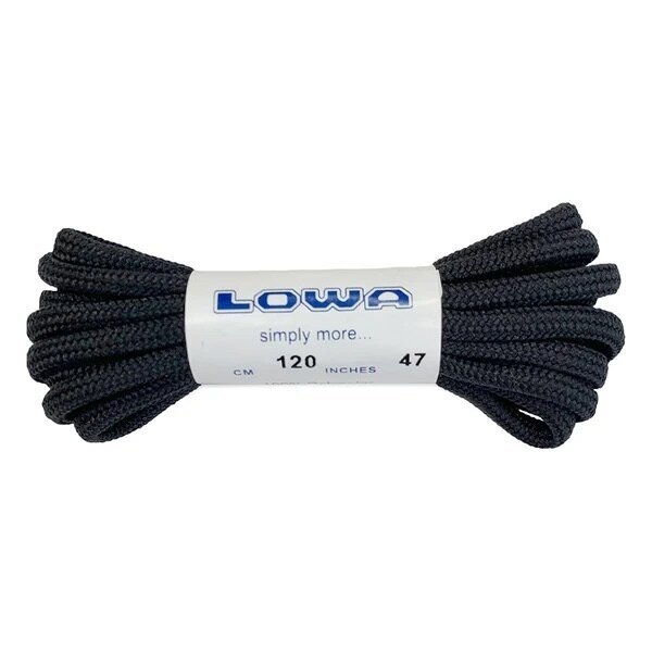"Lowa" batų raišteliai Lowa LO 130cm - Black