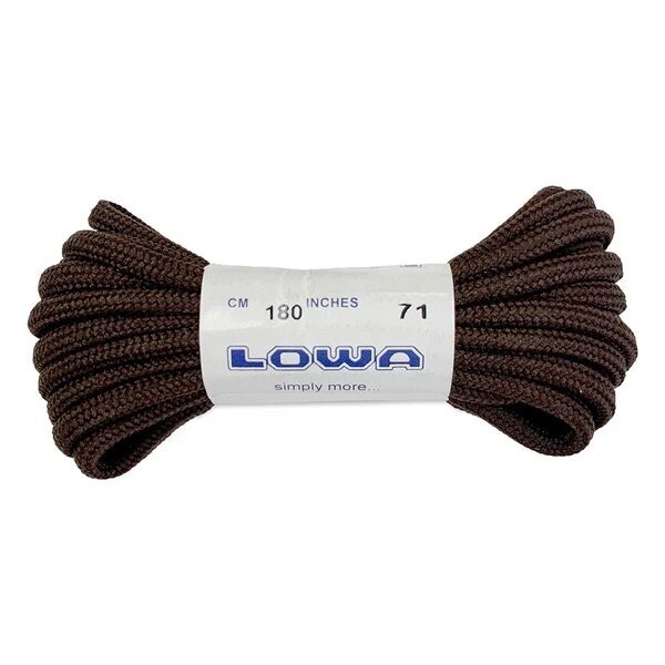 "Lowa" batų raišteliai Lowa HI 180cm - Dark Brown "Lowa" batų raišteliai Lowa HI 180cm - Dark Brown