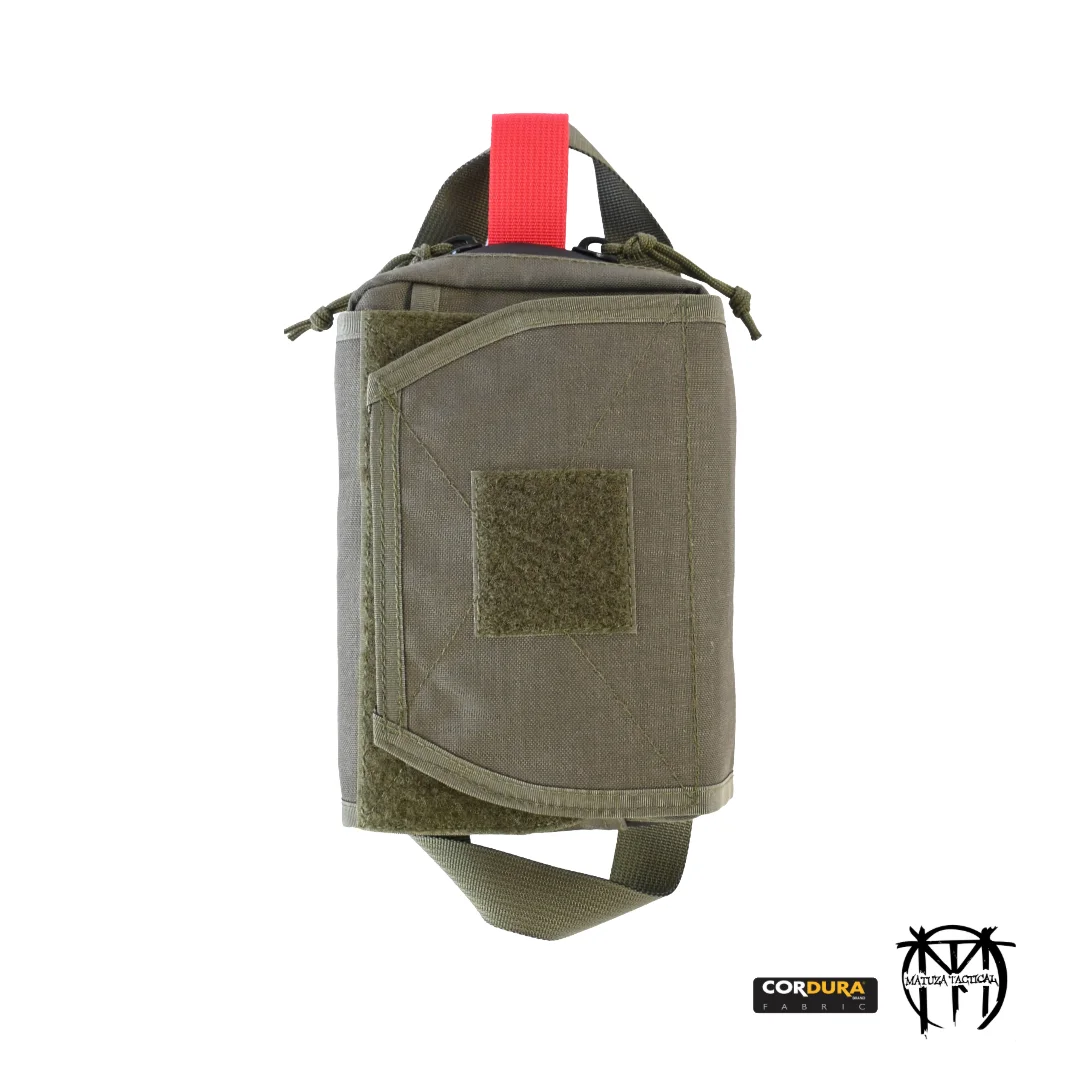 "Matuza Tactical" PMP priemonių dėklas Mod. 3.2 (vertikalus) - RAL7013 1