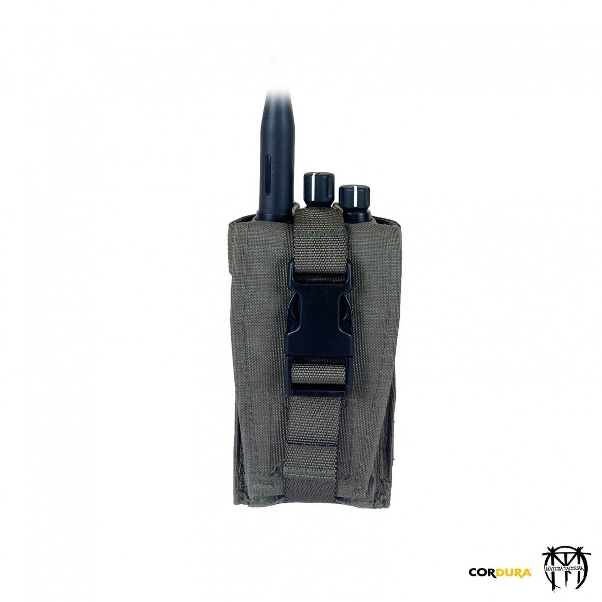 "Matuza Tactical" Universal Small Radio Pouch Mod.2 - RAL7013 2 "Matuza Tactical" Universal Small Radio Pouch Mod.2 - RAL7013 2