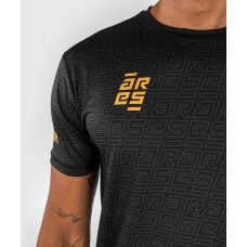 Marškinėliai "Venum x Ares 2.0" Dry Tech - Black/Gold