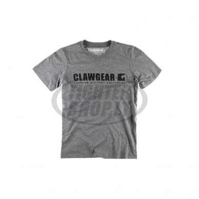 "Clawgear" Marškinėliai - CG Logo Tee - Dark Heather (38228) 2