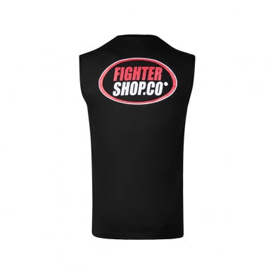 "Royal" Sleeveless T-Shirt - Black 1