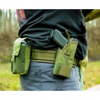 "Matuza Tactical" Right-Handed Pistol Holster - Ranger Green 6
