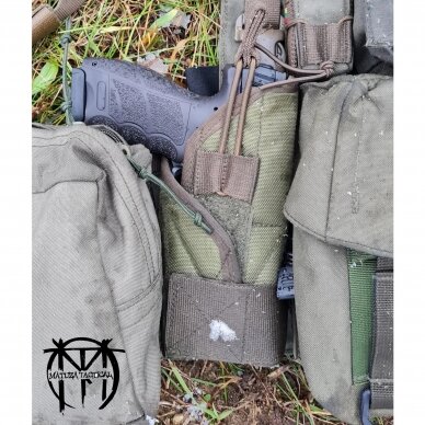 "Matuza Tactical" Right-Handed Pistol Holster - Ranger Green 7