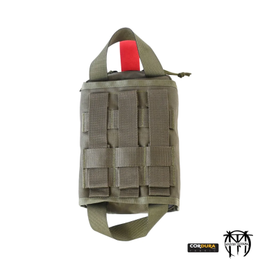 "Matuza Tactical" PMP priemonių dėklas Mod. 3.2 (vertikalus) - RAL7013 2