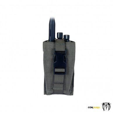 "Matuza Tactical" Universal Small Radio Pouch Mod.2 - RAL7013 2 "Matuza Tactical" Universal Small Radio Pouch Mod.2 - RAL7013 2
