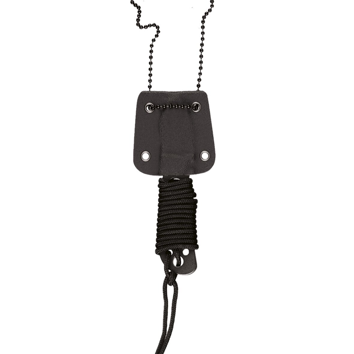 "MIL-TEC" kompaktiškas peilis - PARACORD NECK KNIFE WITH CHAIN 9 CM (15398300) 1