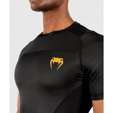 "Venum" MMA marškinėliai trump. rankov. G-Fit - Black/Gold 2