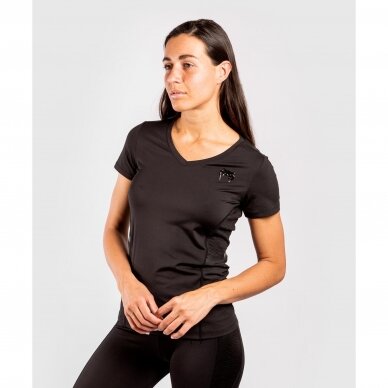 "Venum" moteriški marškinėliai G-Fit Dry-Tech - Black 1