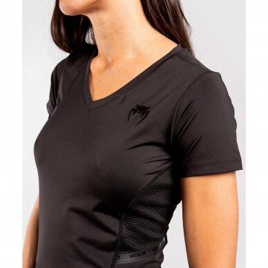 "Venum" moteriški marškinėliai G-Fit Dry-Tech - Black 3