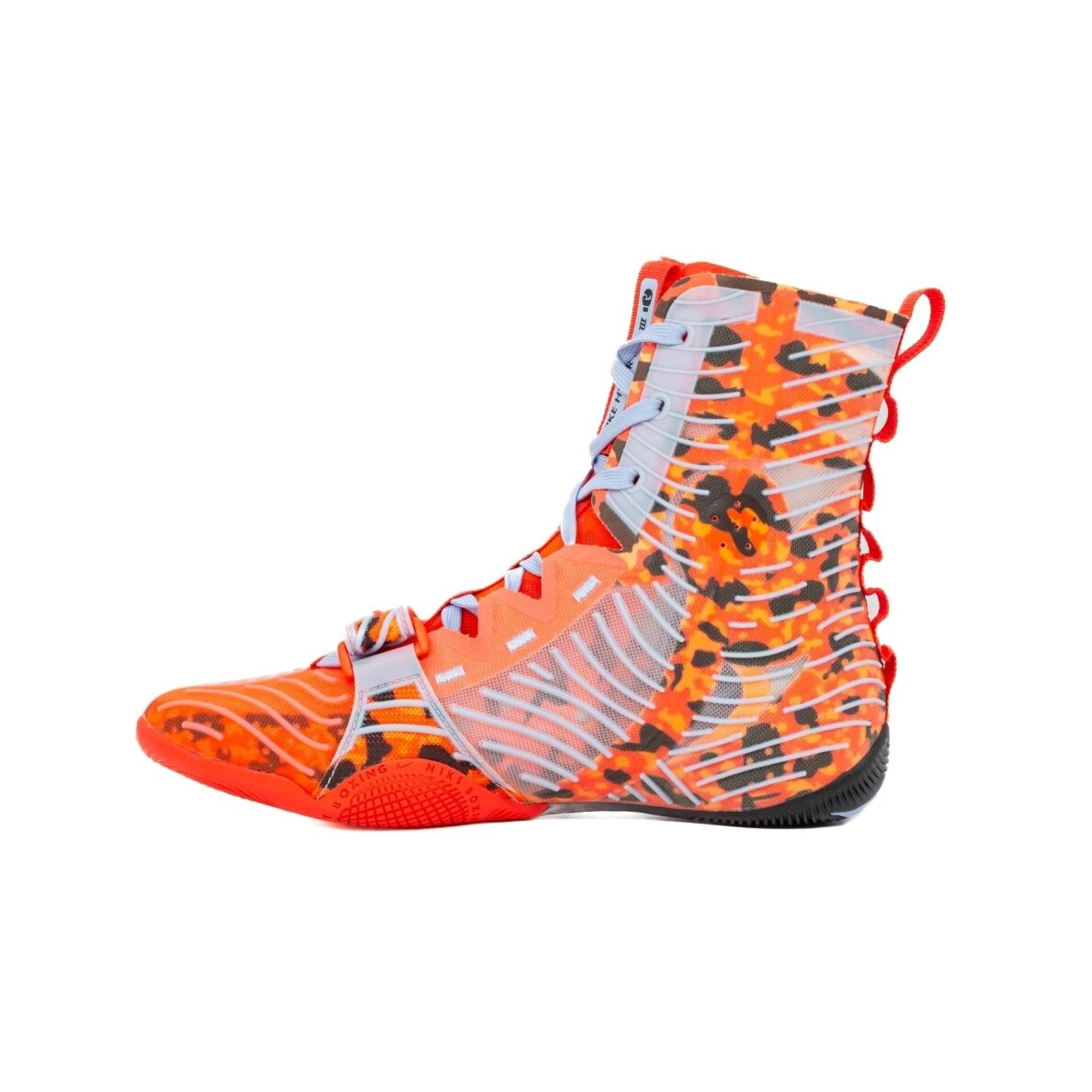 "Nike" HyperKO 3 SE Boxing Shoes – Bright Crimson/Aluminum Black 3