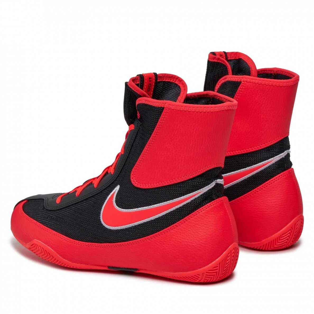 "Nike" Machomai II Boxing Shoes – Black/Red 3 "Nike" Machomai II Boxing Shoes – Black/Red 3