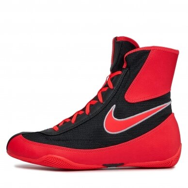 "Nike" Machomai II Boxing Shoes – Black/Red 2