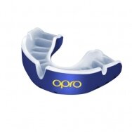 "OPRO" dantų apsauga vaikams Self-Fit Gold - Blue/Pearl